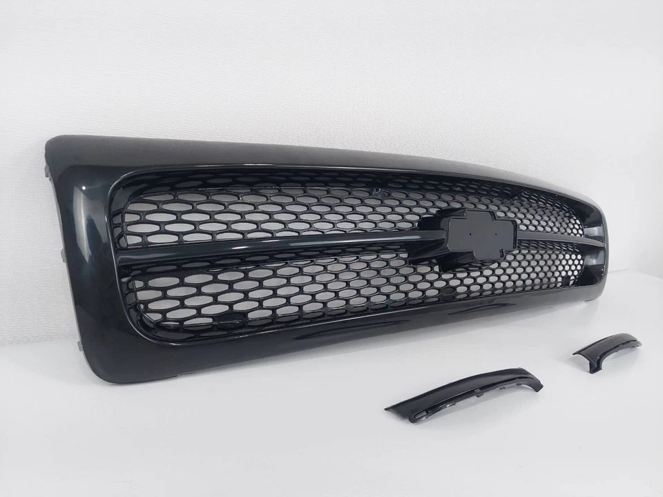 Rejilla Prime negra apta para Chevy Impala SS Caprice GM1200450 1994-96 con rayas Foto 4 de 4