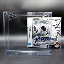 LOT 4 DS NDS Pokemon Heart gold - Soul Silver Clear Plastic Cases Box Protectors