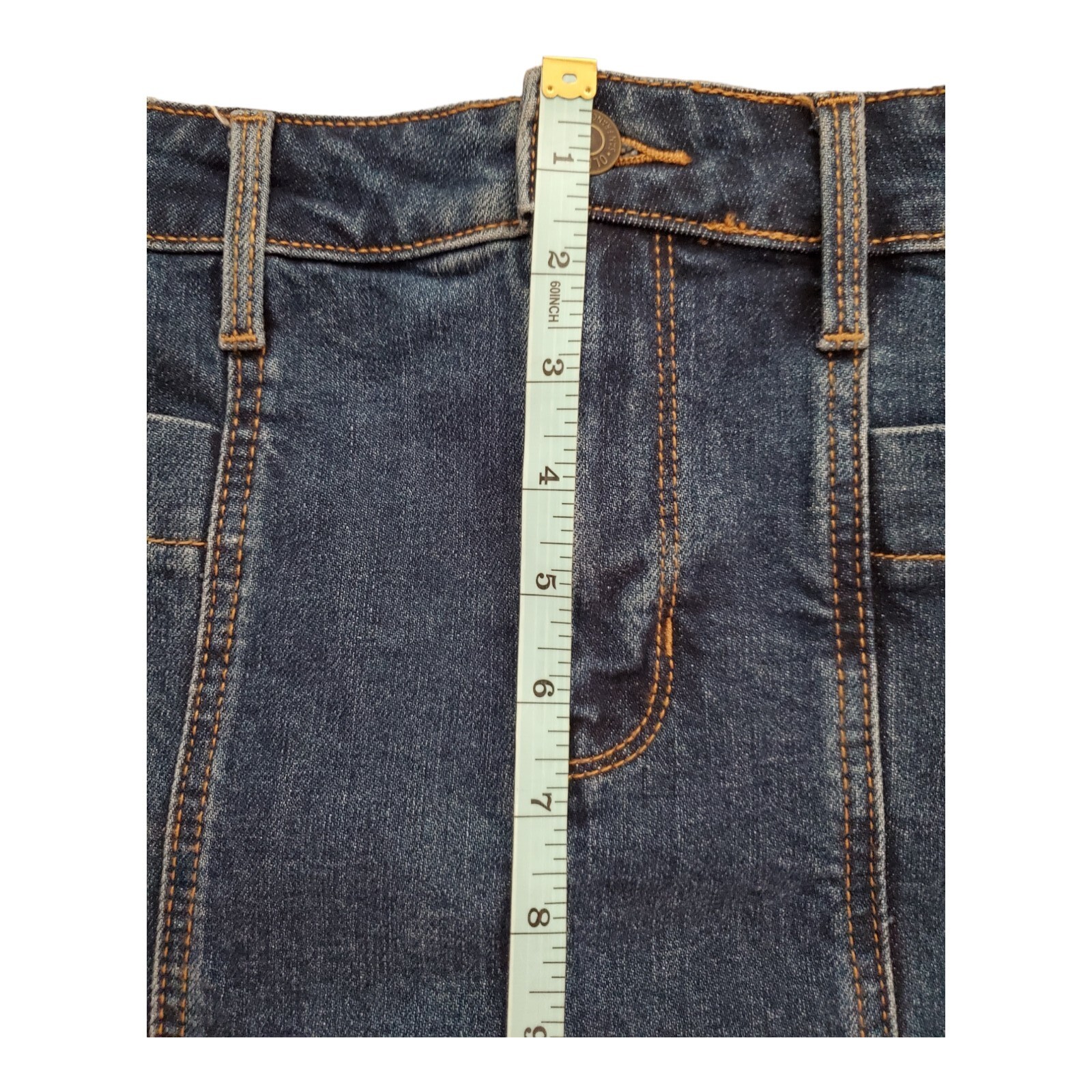 Old Navy Womans Size 2 Small Basic Dark Wash Deni… - image 7