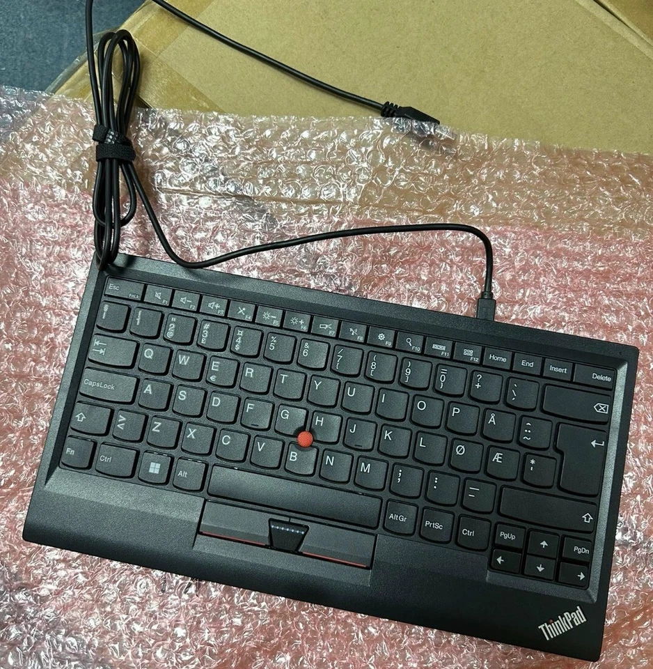 100% Lenovo Thinkpad KU-1255 USB Wired TrackPoint Keyboard Tastaturen 0B47190 - Bild 2 von 4