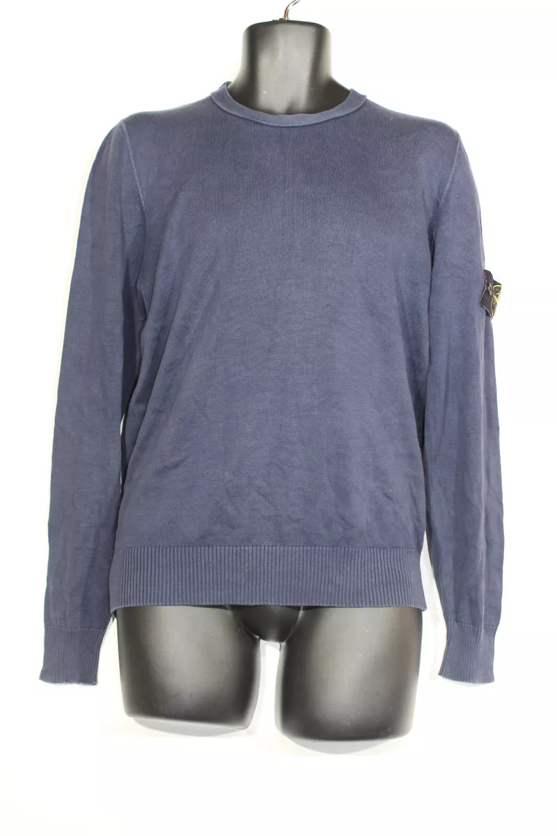 Blue stone island jumper mens sale