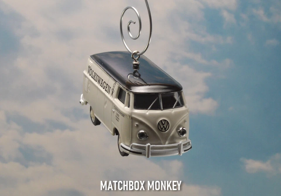 Furgoneta panel Volkswagen VW blanco adorno de Navidad servicio alemán entrega Foto 4 de 4