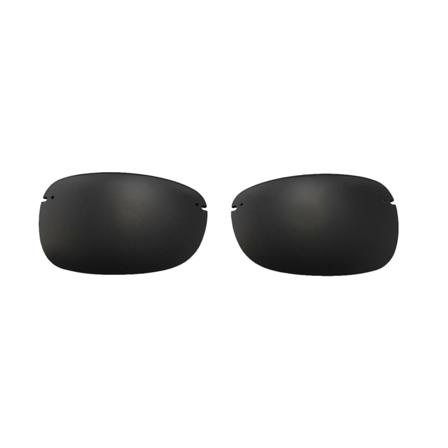 Walleva Polarized Titanium+Black Replacement Lenses For Maui Jim Sandy