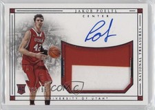 2016 Panini National Treasures Collegiate 61/99 Jakob Poeltl #109 Auto 7gk