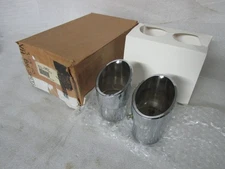 Vance & Hines Big Shots Exhaust Slash Cut Chrome End Caps V16917