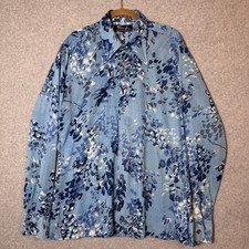 Prince Igor Dagger Collar Disco Shirt Mod Abstract Retro Vintage 70s Mens Large