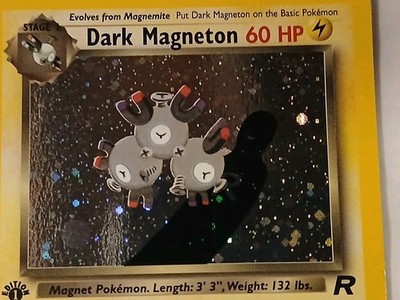 Dark Magneton (1st Edition) Holo Rare Team Rocket 11/82 Pokemon
