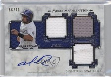 2014 Topps Museum Collection 66/70 Wilin Rosario #SST-WR2 Auto 3s6