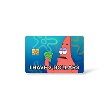 Patrick Star Credit Card Sticker Debit Card Skin Cover