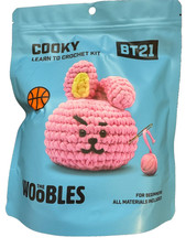 The Woobles BT21-Cooky-Crochet Kit For Beginners-With Special Hook