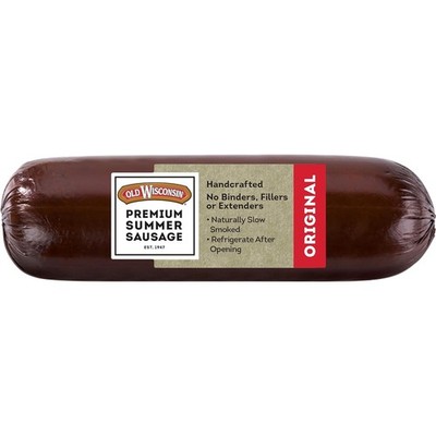 Old Wisconsin Premium Summer Sausage 8 oz Original