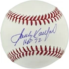 Sandy Koufax Signed MLB Baseball Dodgers "HOF 72" Fanatics MLB Holo #PX504063