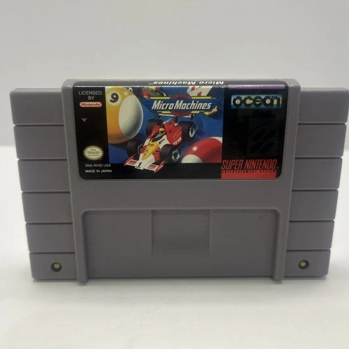 Micro Machines SNES Super Nintendo Entertainment System, Game Only