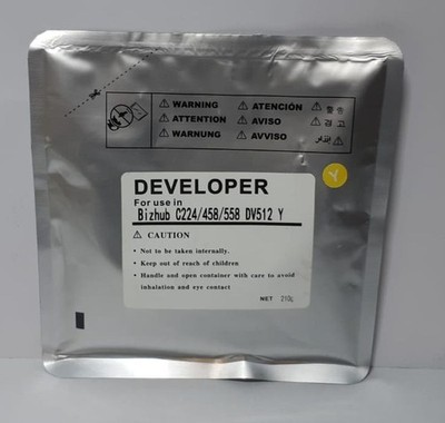 Developer Developer Yellow for Olivetti d-Color MF 222 452 552 Replaces DV512y