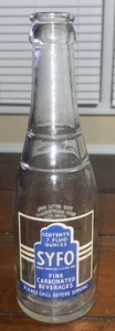 Syfo Beverages ACL Soda Bottle  7oz.