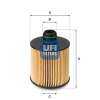 Ufi ÖLfilter 25.083.00 FüR Alfa Romeo Passend FüR Fiat Jeep Lancia Opel