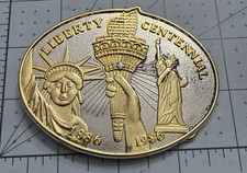 Vintage Belt Buckle Statue of Liberty Liberty Centennial 1886-1986 003232