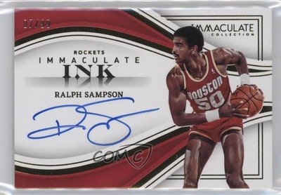 2022-23 Panini Immaculate Ink 87/99 Ralph Sampson #II-RSM Auto HOF 0l1u