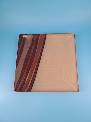 Sango Avanti Brown #4722 Dinner Plate Stoneware Square Replacement