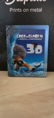 Ice Age 4 Continental Drift 3D Blu-ray Movie Steelbook + Lenticular Cover