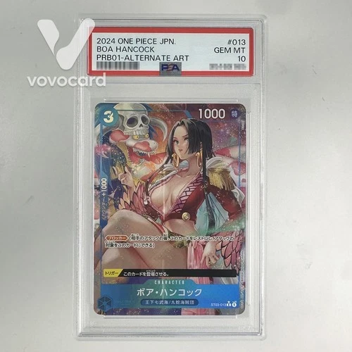 PSA 10 Boa Hancock (Alt Art) ST03-013 ONE PIECE Card The Best PRB-01Japanese
