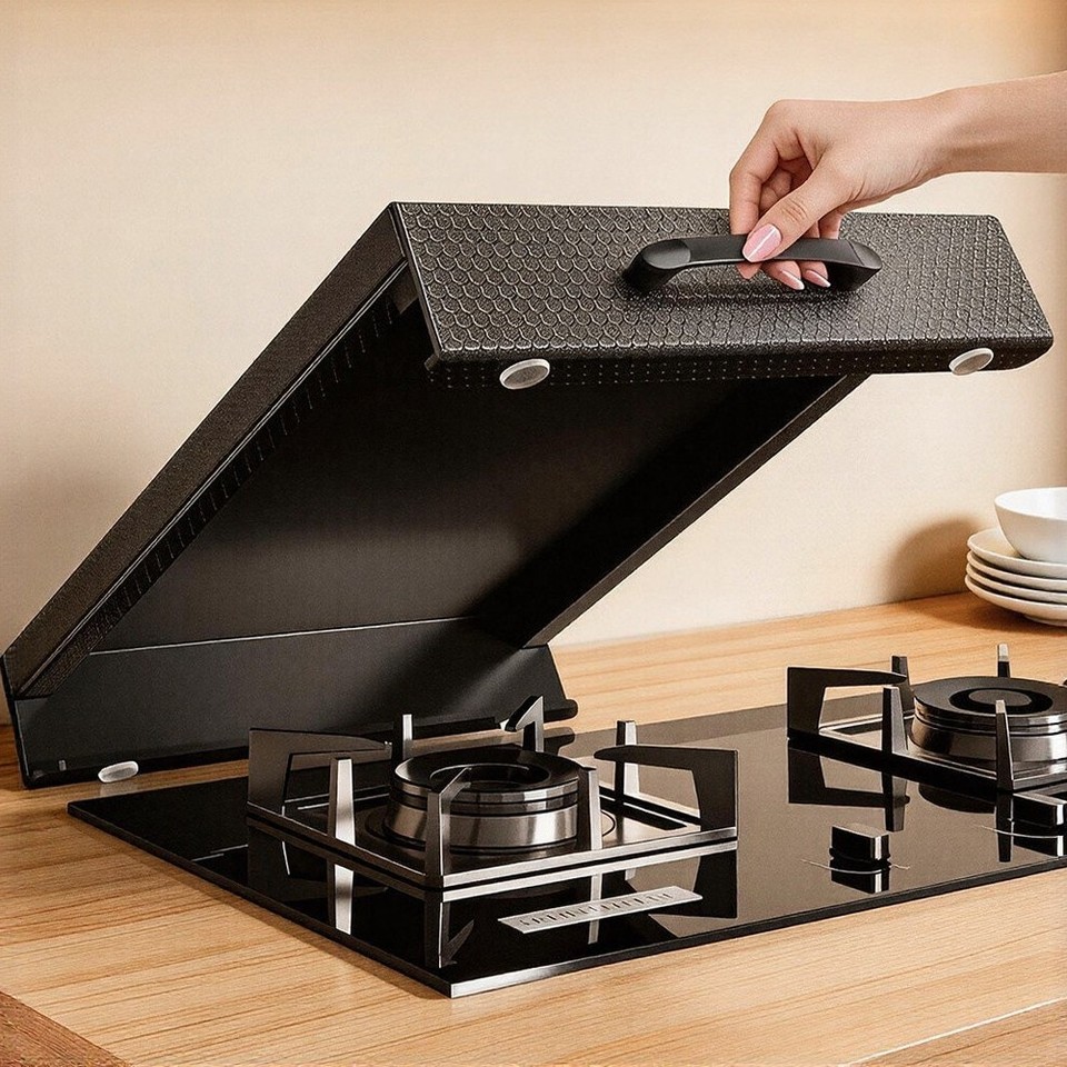 Countertop Cover for Cooking Appliances Thickened Carbon Steel Black ...