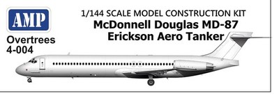 MD-87 Plastic model aircraft 1/144 AMP OvT-4-004