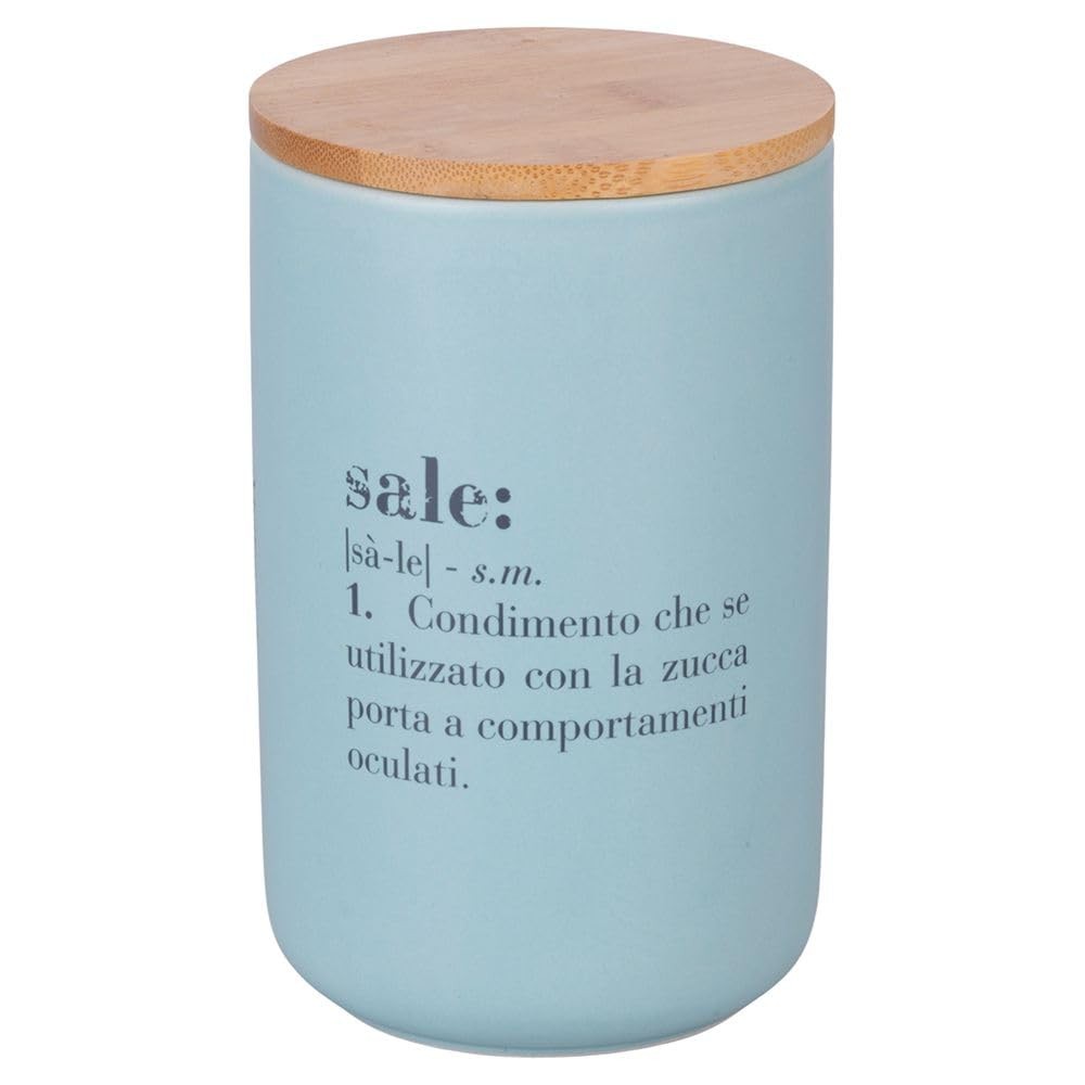 Villa d'Este Home Tivoli 1996 Barattolo sale 1000 ml in ceramica, coperchio RMGN