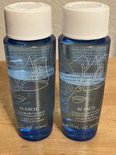 2 X Lancome Bi-Facil Double-Action Eye Makeup Remover 1.7 fl oz Travel Size Lot
