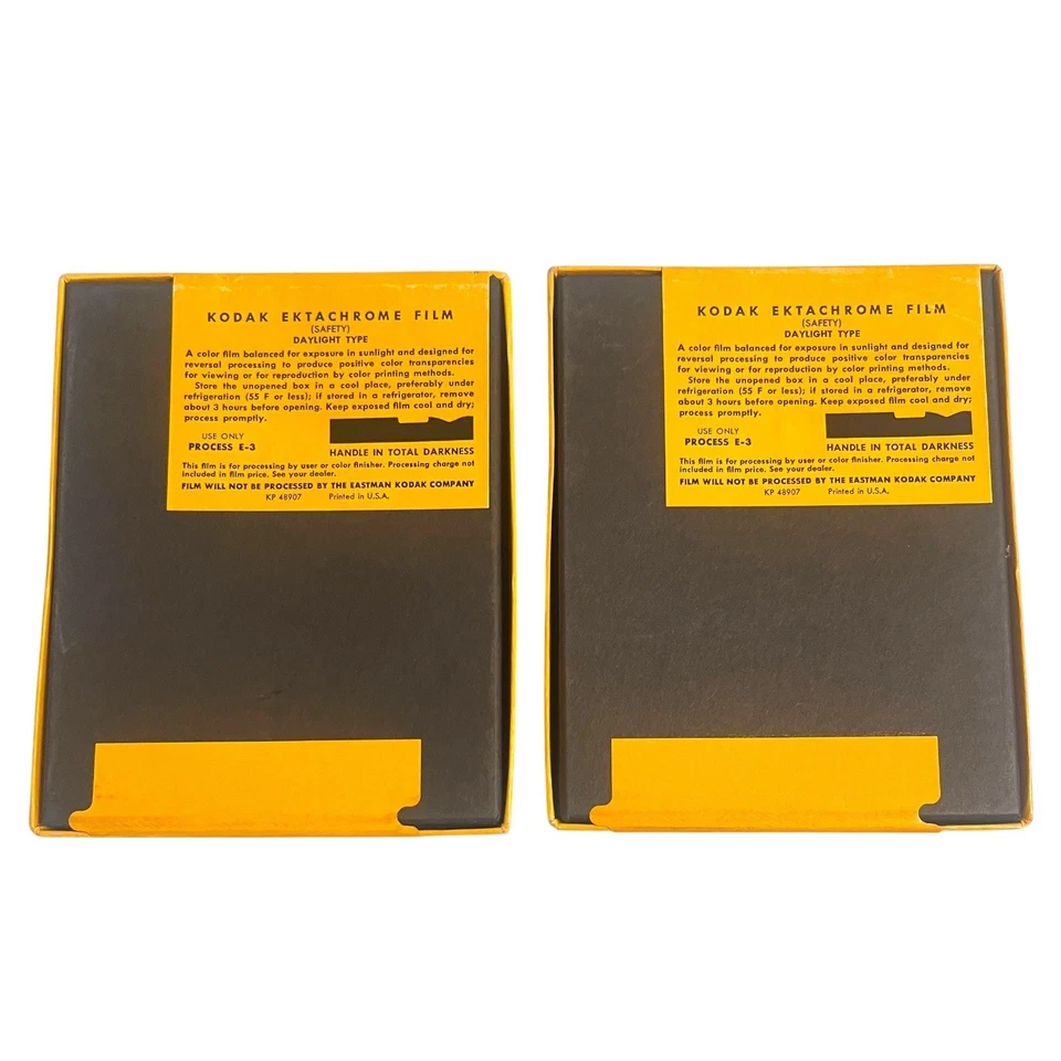 Kodak Ektachrome 4x5 Color Reversal Film Daylight Type Exp 6/61 20 Sheets SEALED - Image 3 of 4