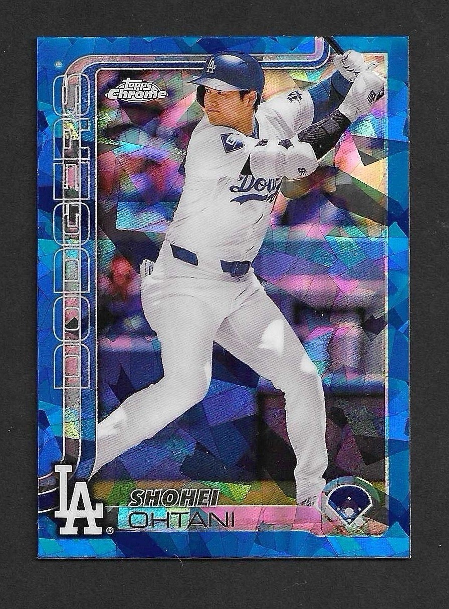 SHOHEI OHTANI 2025 Topps Chrome Sapphire Edition #1 COLOR MATCH MVP Dodgers