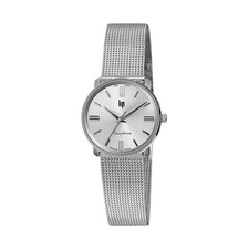 Lip Dauphine 671471 Women's Silver Stainless Steel Analog Dial Wristwatch 29 mm