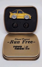 Leen Customs Pin Toyo Tires x Street Project GOLD TOYOTA AE86 corolla 53/86