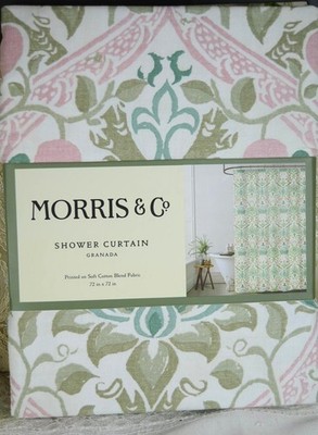 BRAND NWT WILLIAM MORRIS & CO 72  X 72  GRANADA SHOWER CURTAIN