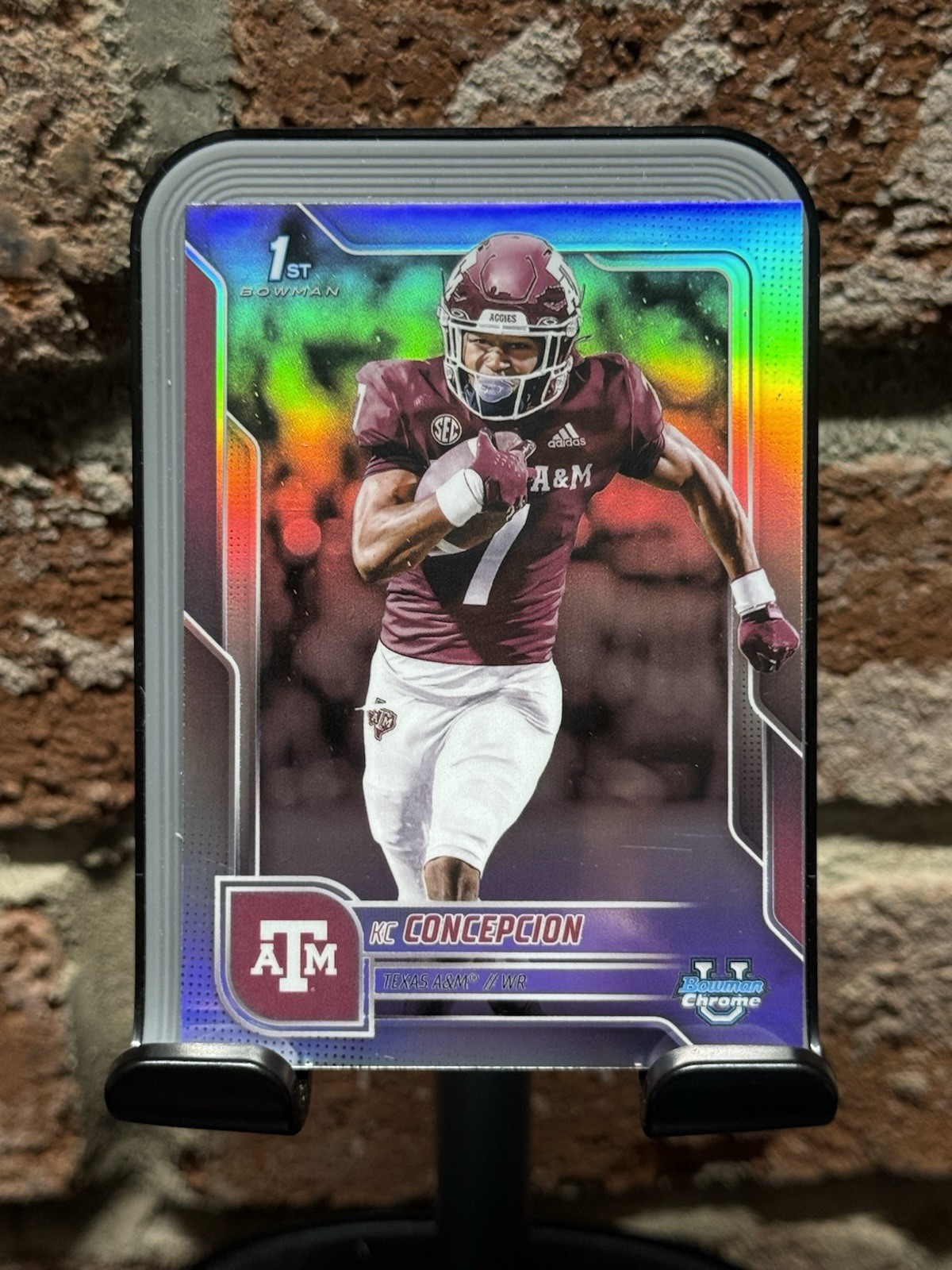 2025 Bowman Chrome U KC Concepcion 1st Bowman Refractor Texas A&M