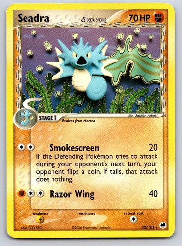 Seadra - 22/101 - MP - DF - Dragon Frontiers