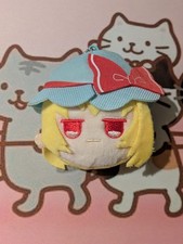 Touhou Project Flandre Scarlet Face Mascot Badge Plush Pin w/Safety Pin,