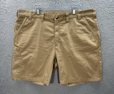 Carhartt Force Shorts Mens 44 Tan Ripstop Relaxed Fit Workwear Chore Barn Grunge