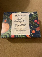 The Highland Soap Company Organic Sweet Orange & Cinnamon Bathing Box Gift Set