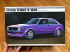 TOYOTA TERCEL S 1979   1/24 MODEL KIT IMAI VINTAGE