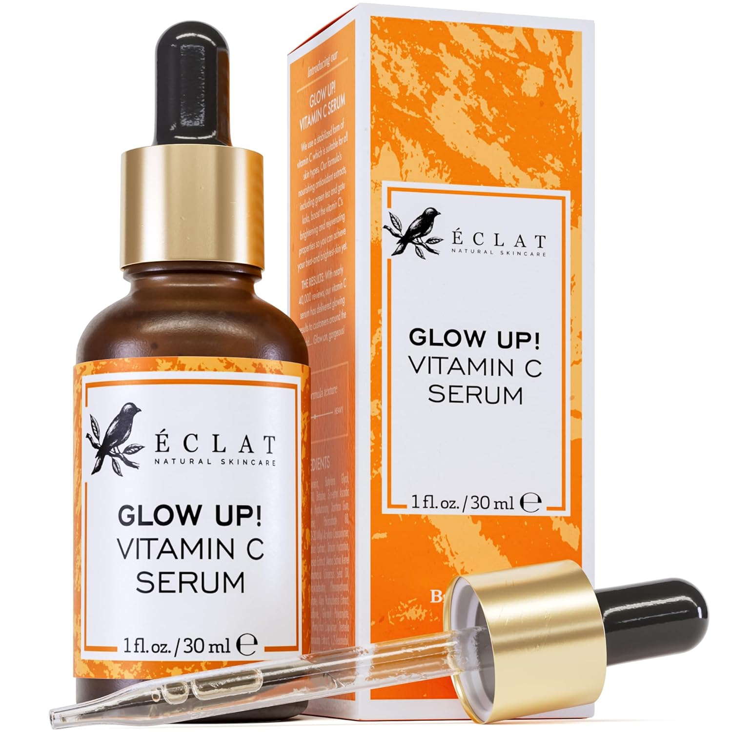 Vitamin C Serum for Face Dark Spots Hyaluronic Ferulic Vit E Brightening