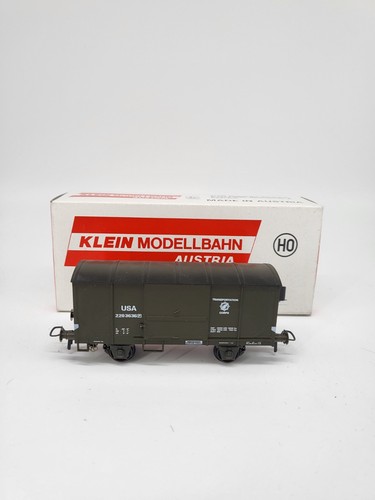Klein Modellbahn Spur H0 3139 Geschlossener Güterwagen Epoche III in OVP | Zustand: Gebraucht