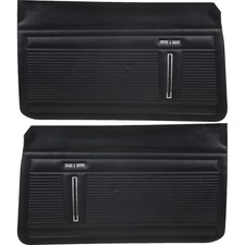 1971-72 Chevy Nova Front Door Panels 2 Door Standard Interior Non Assembled 1971-72 Chevy Nova Front Door Panels 2 Door Standard Interior Non Assembled