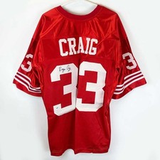 [USED] NFL 49ers San Francisco 49ers #33 CRAIG Roger Craig Autographed Jerse...