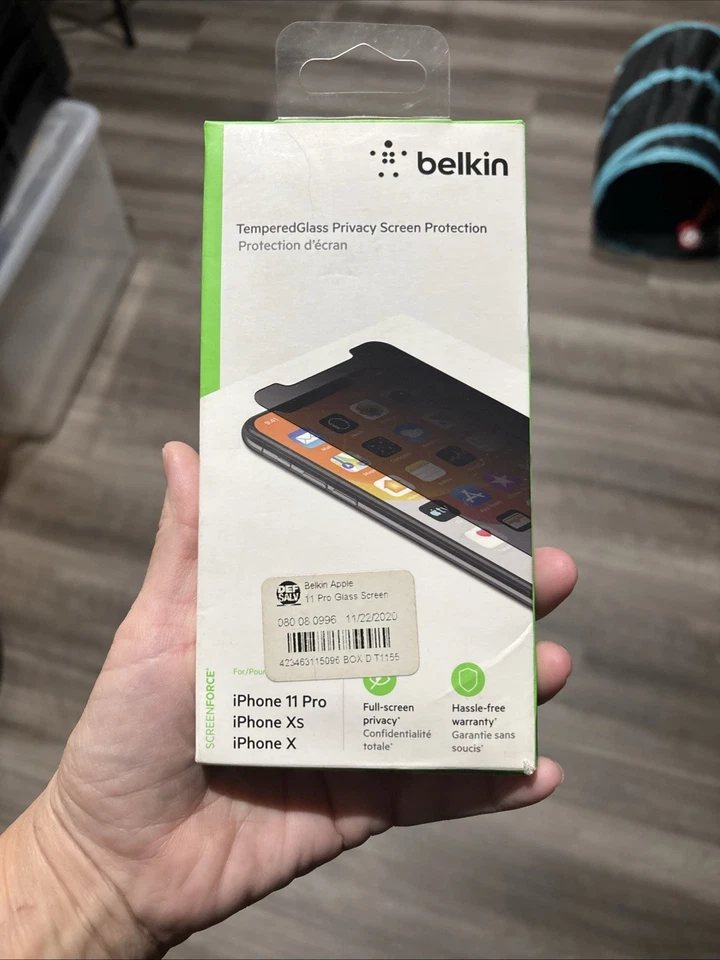 Обработанная защитная пленка Belkin ScreenForce InvisiGlass для iPhone 16 серии - Изображение 3 из 3