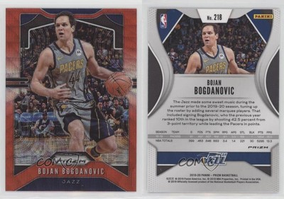 2019-20 Panini Prizm Ruby Wave Prizm Bojan Bogdanovic #218