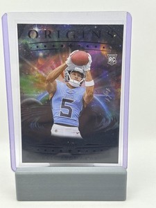2025 Panini Origins Elic Ayomanor RC Black 1/1 #108 Titans