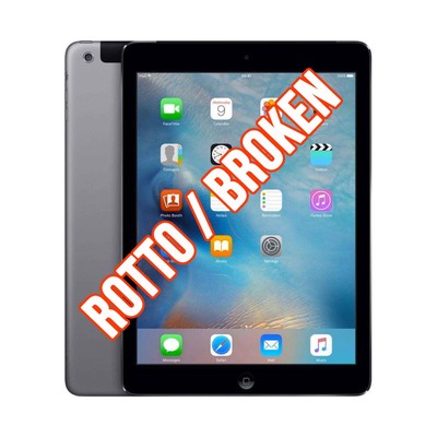 Apple IPAD Air 1 A1475 32gb Wifi+Zelluläre Space Gray Hauptplatine Part Broken_