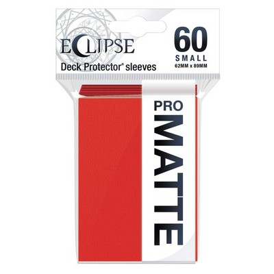 60 Ultra Pro Matte Eclipse Apple Red Small Card Sleeves Deck Protectors tcg