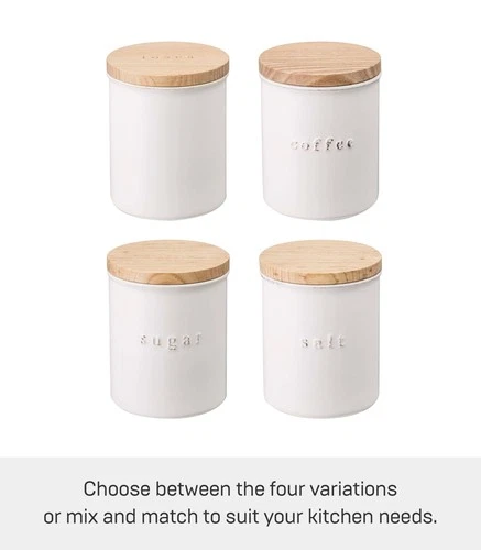 Yamazaki Home Tosca Ceramic Canister - Thumbnail 3
